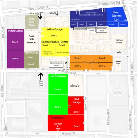 neiman marcus houston galleria chanel|houston galleria mall parking map.